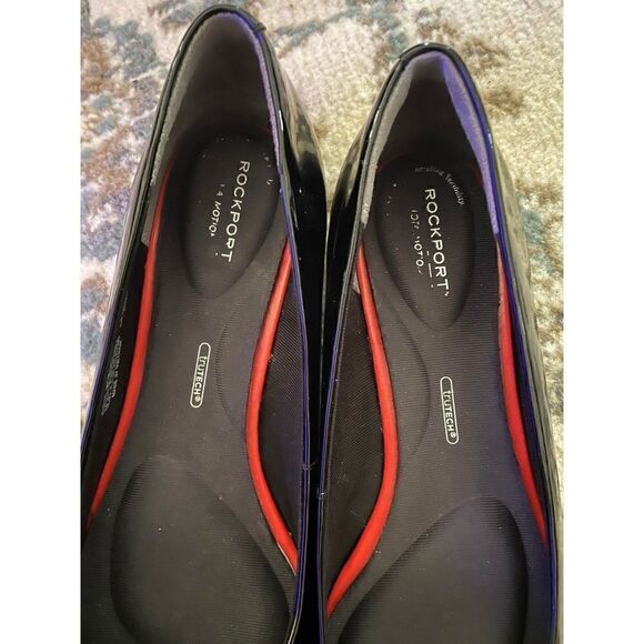 EUC Womens Rockport Total Motion Ballet Flat 7.5 Wide Leather - Picture 7 of 7